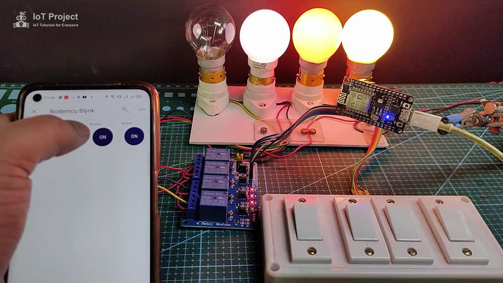 control relays with Blynk IoT