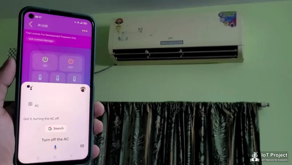 Control AC with Google Assistant